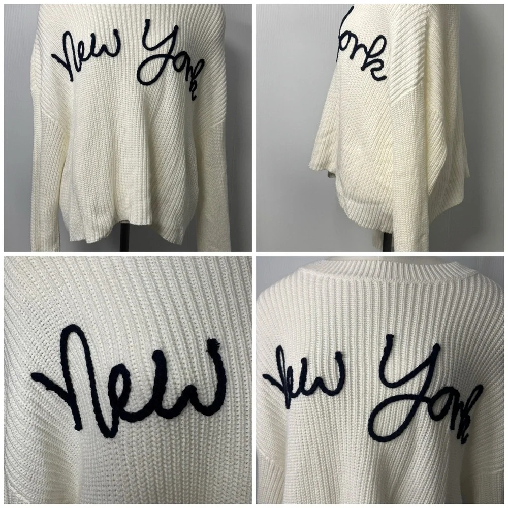 New York Women's Sweater Sz Large EUC - Picture 2 of 13